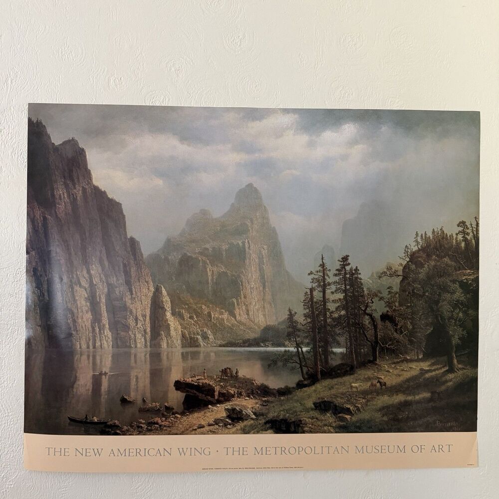 Albert Bierstadt Metropolitan Museum of Art Poster Print Merced Yosemite Valley
